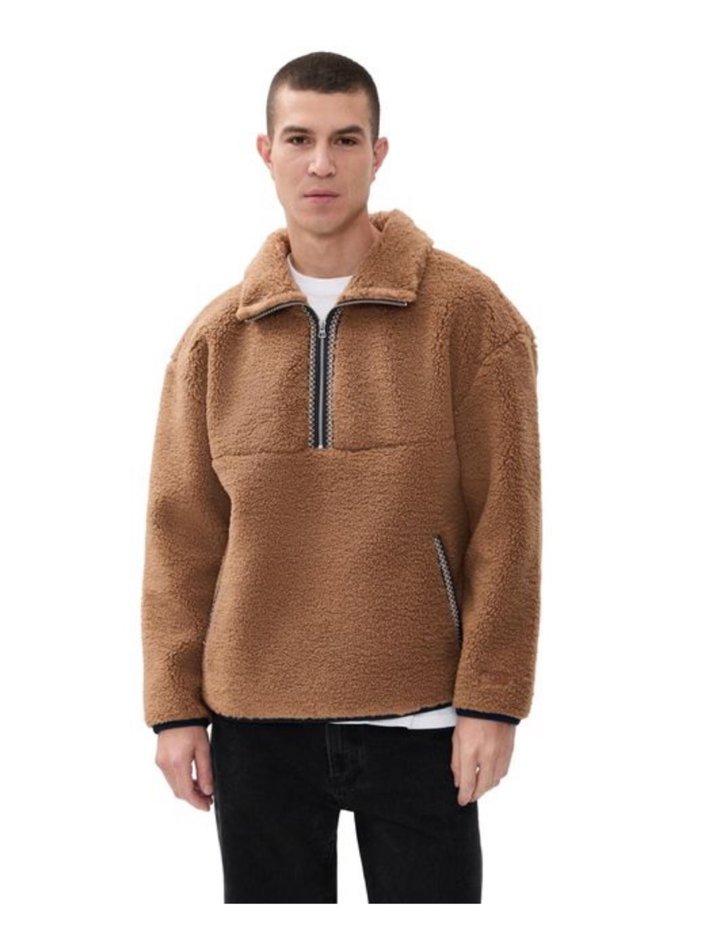 NWT UGG Tasman Braid Half Zip Pullover